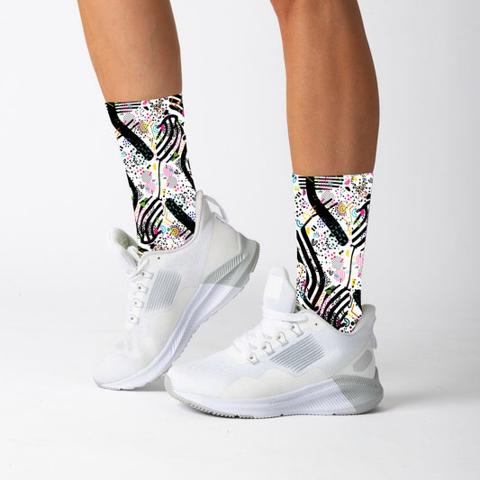 52B.VW-PS-WHITEFEEL # Παιδικές Αθλητικές Κάλτσες Feelstorm White