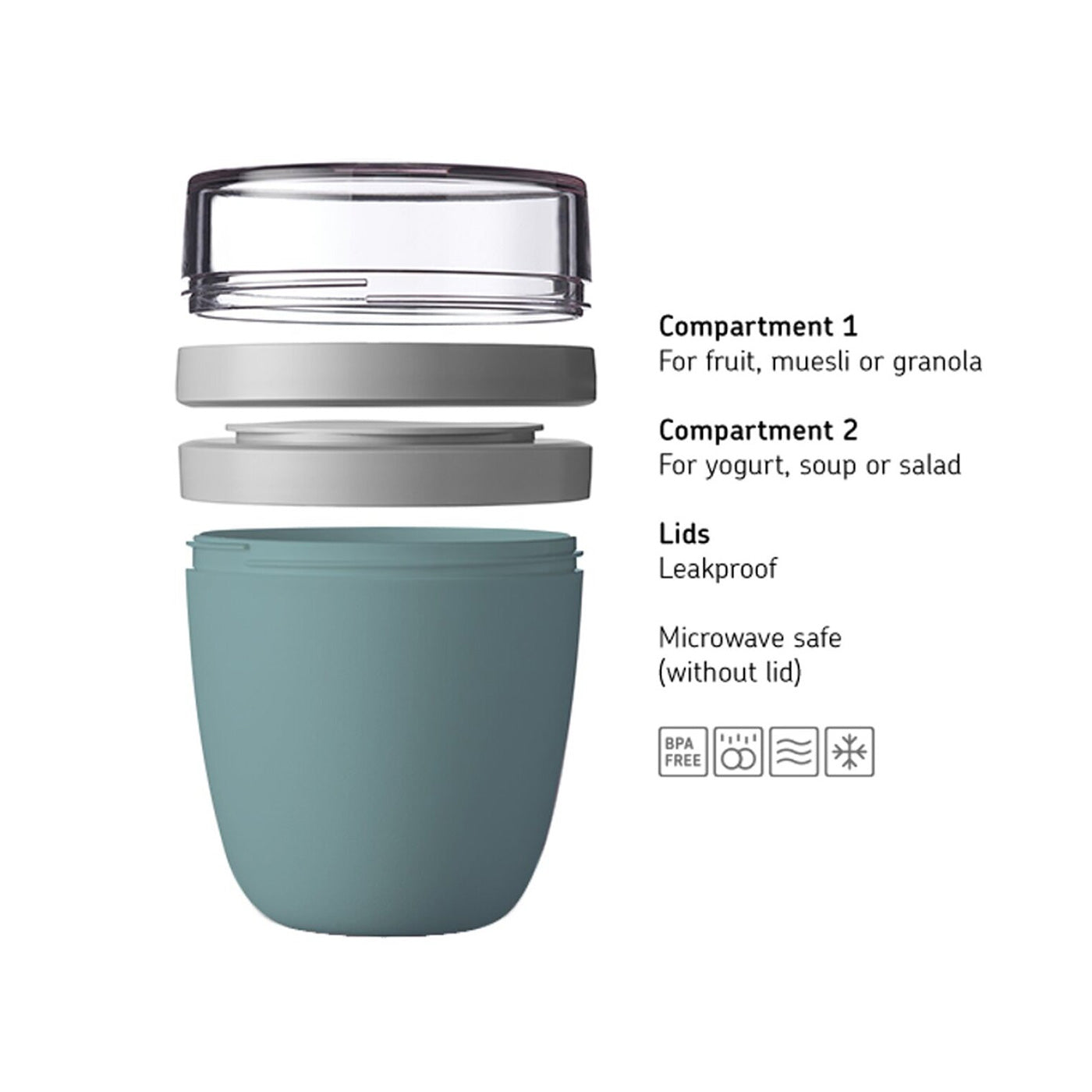 Δοχείο Φαγητού Ellipse Lemon