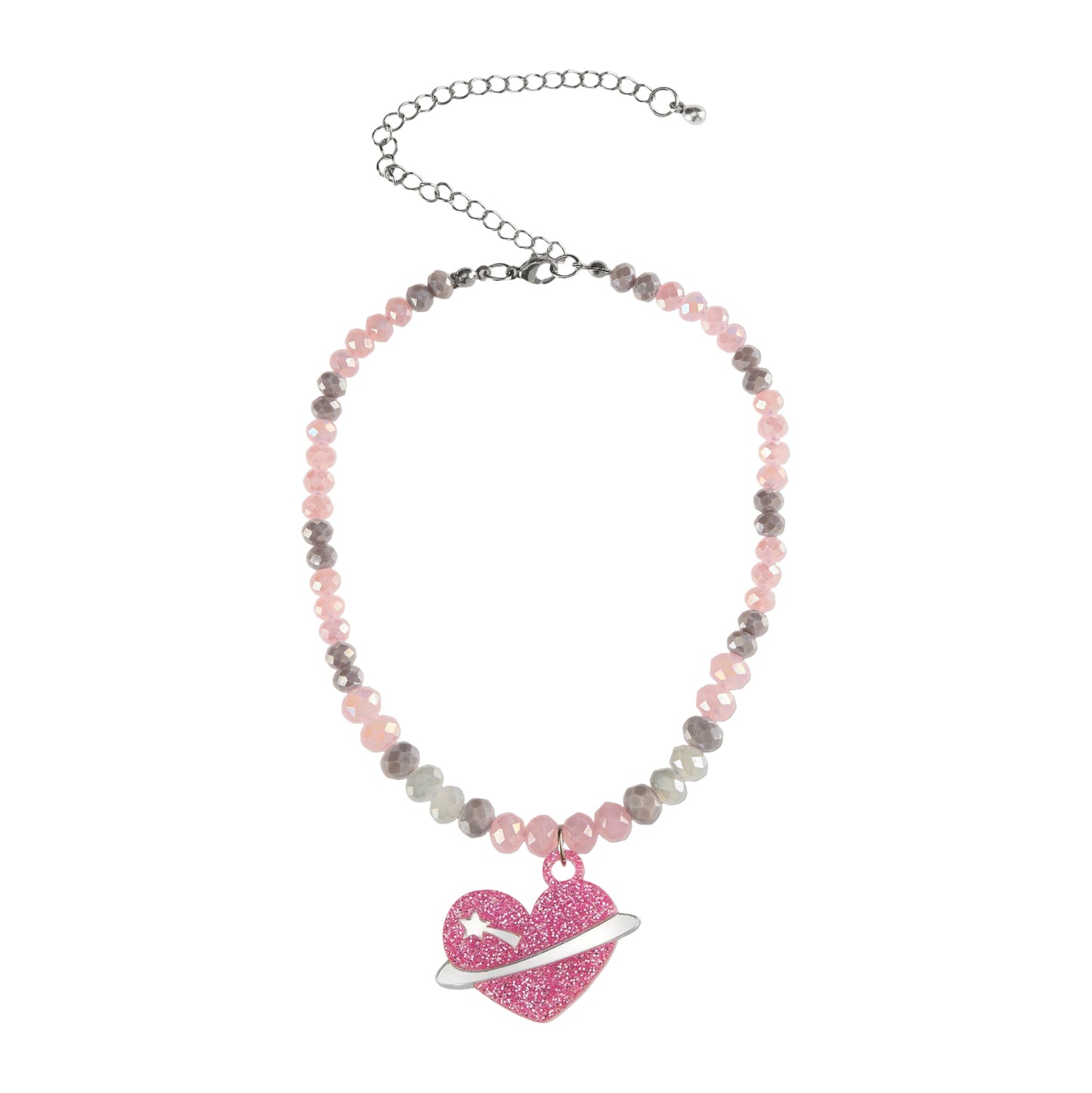 99.NECKPLANETSHEAR # Kids Planet Heart Necklace