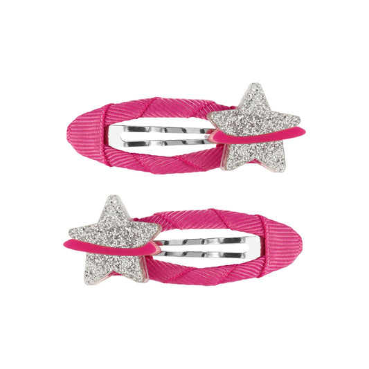 99.HAIRPLANETSILVER # Παιδικά Κλιπς Μαλλιών Planet Silver