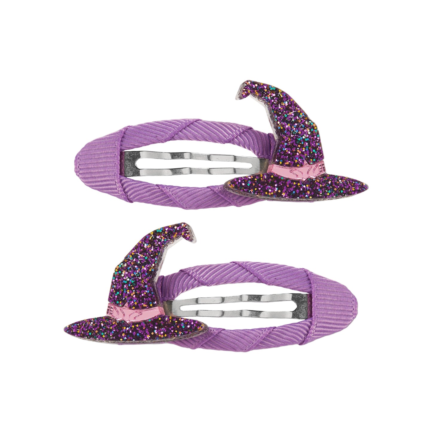 99. HAIRCLIPHATPURPLE # Kids Hair Clips Hat Purple