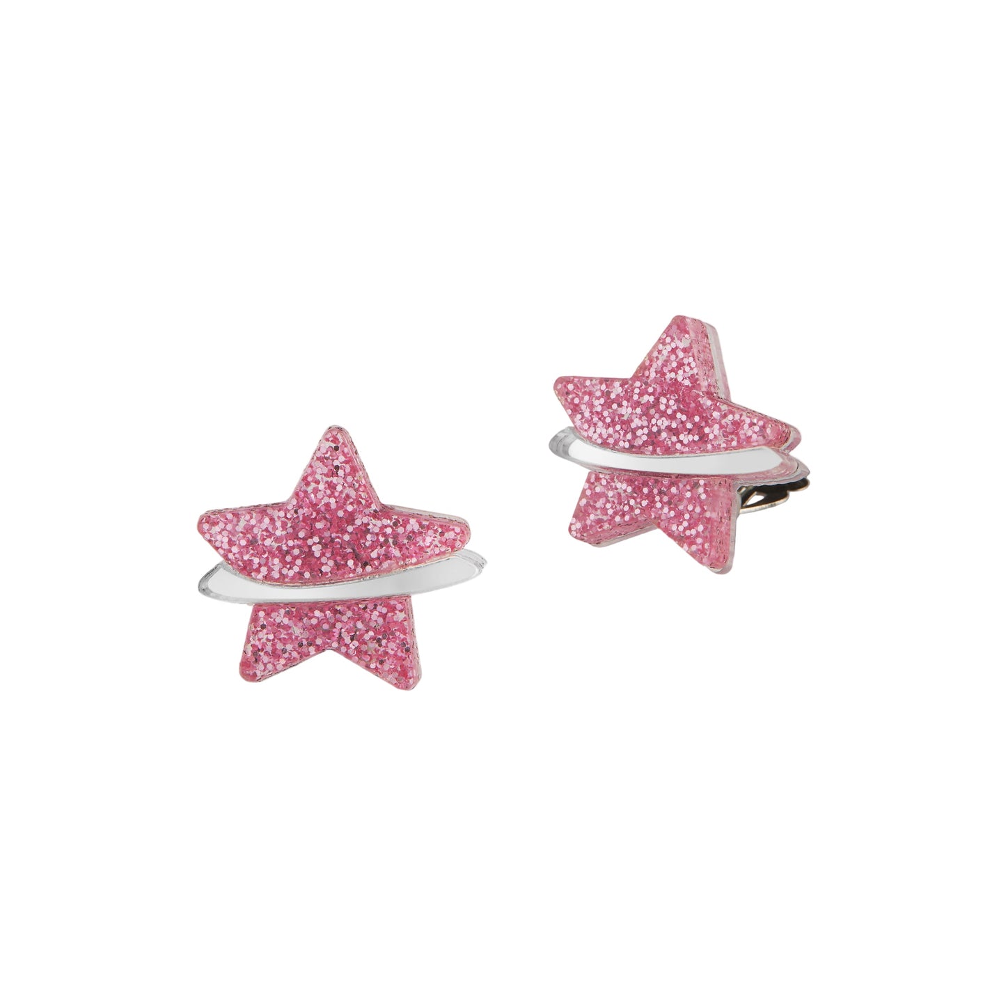 99.EARPLANETSSTARCLIP # Kids Clip-on Earrings Planet Star