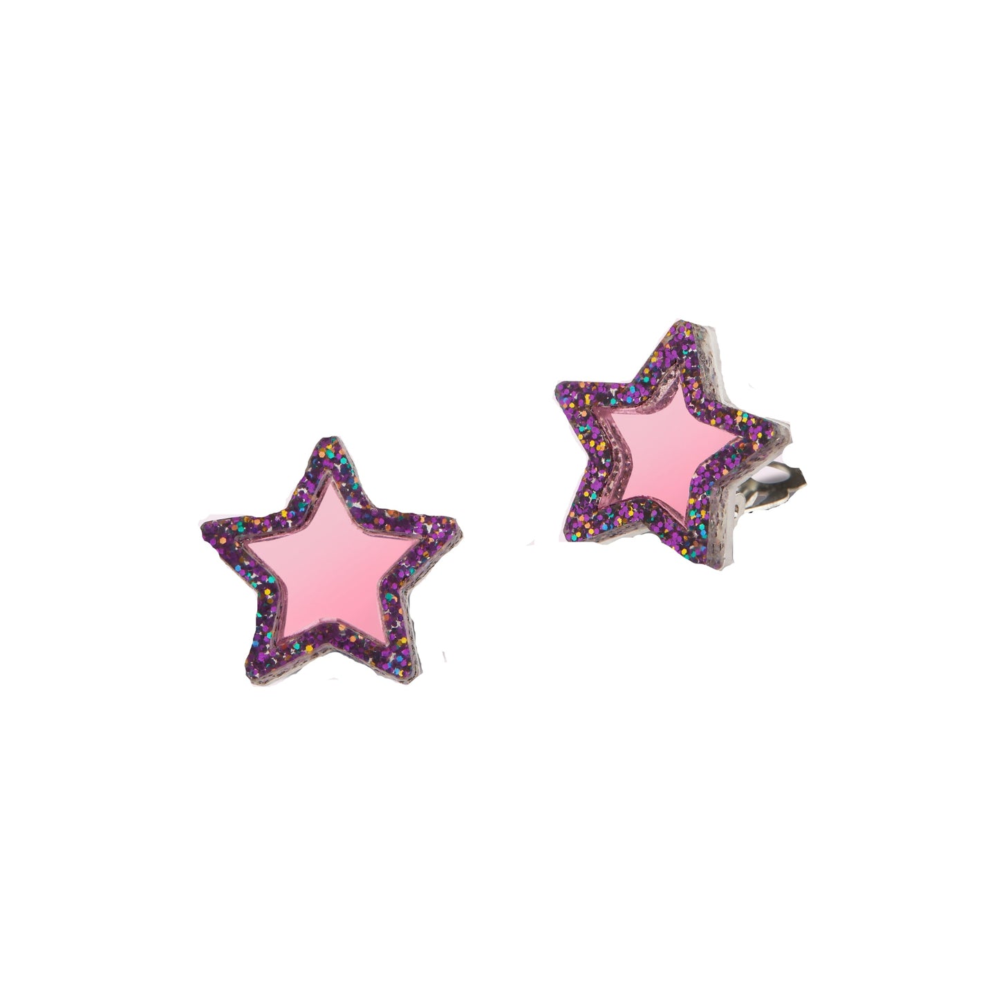 99.EARMOONSTAR # Παιδικά Σκουλαρίκια Glitter Star