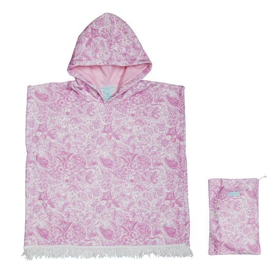 52A.S5AP908L # Παιδική Πετσέτα Πόντσο Paisley Lilac