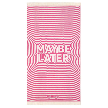 Πετσέτα Θαλάσσης Pareo Maybe Later
