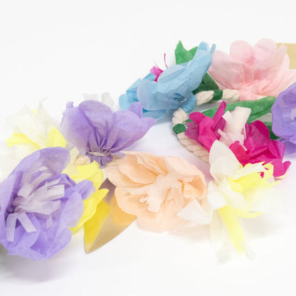 Γιρλάντα Λιλά Λουλούδια