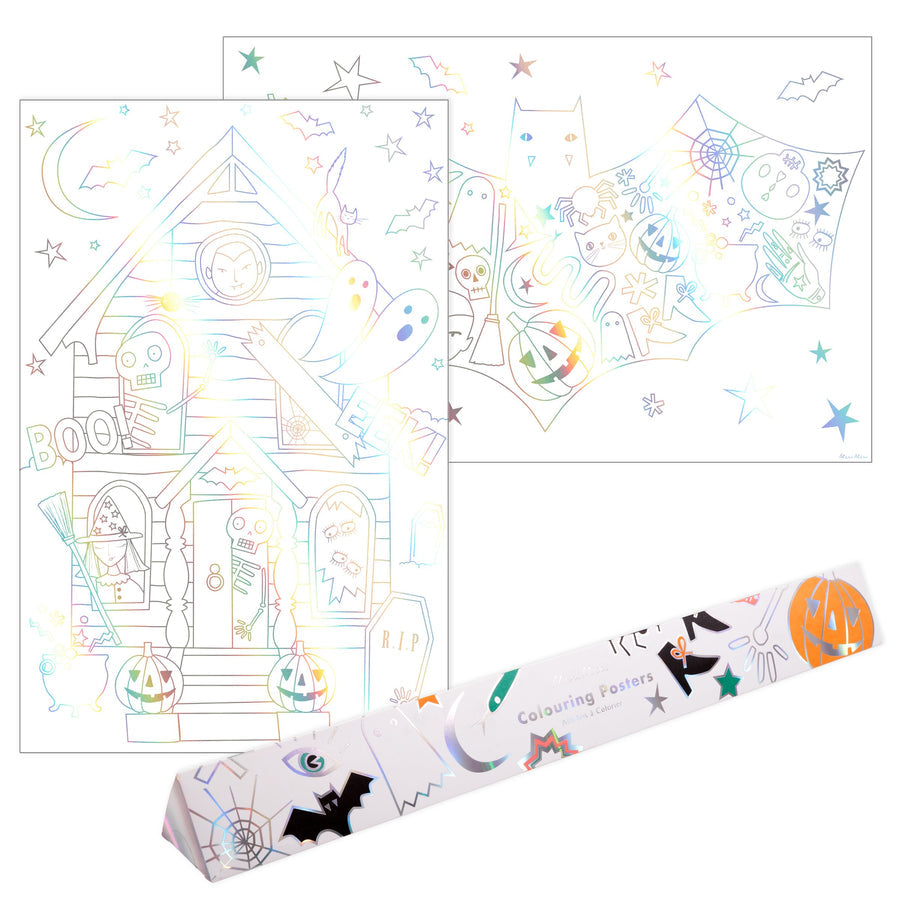 Halloween Αφίσες Colour-in