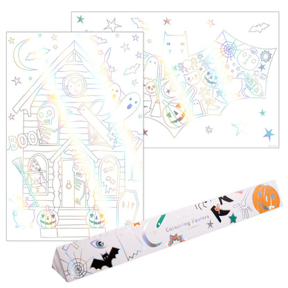 Halloween Αφίσες Colour-in
