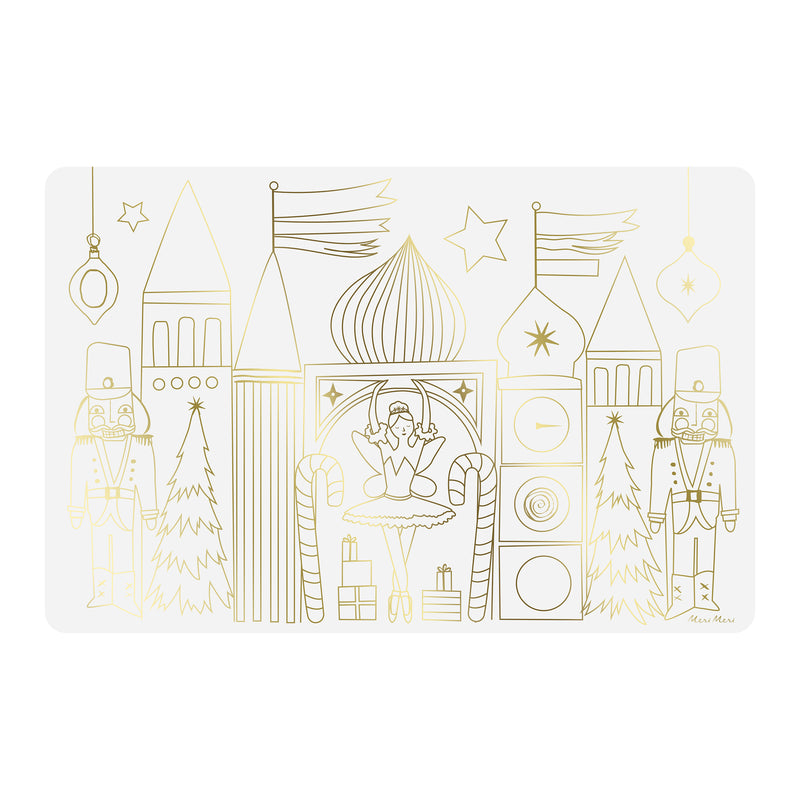 Colour-in Nutcracker Placemats