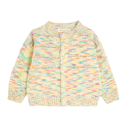 52A.METEOR-KIDS-3651K-251 # Kids Knitted Cardigan Space Dye