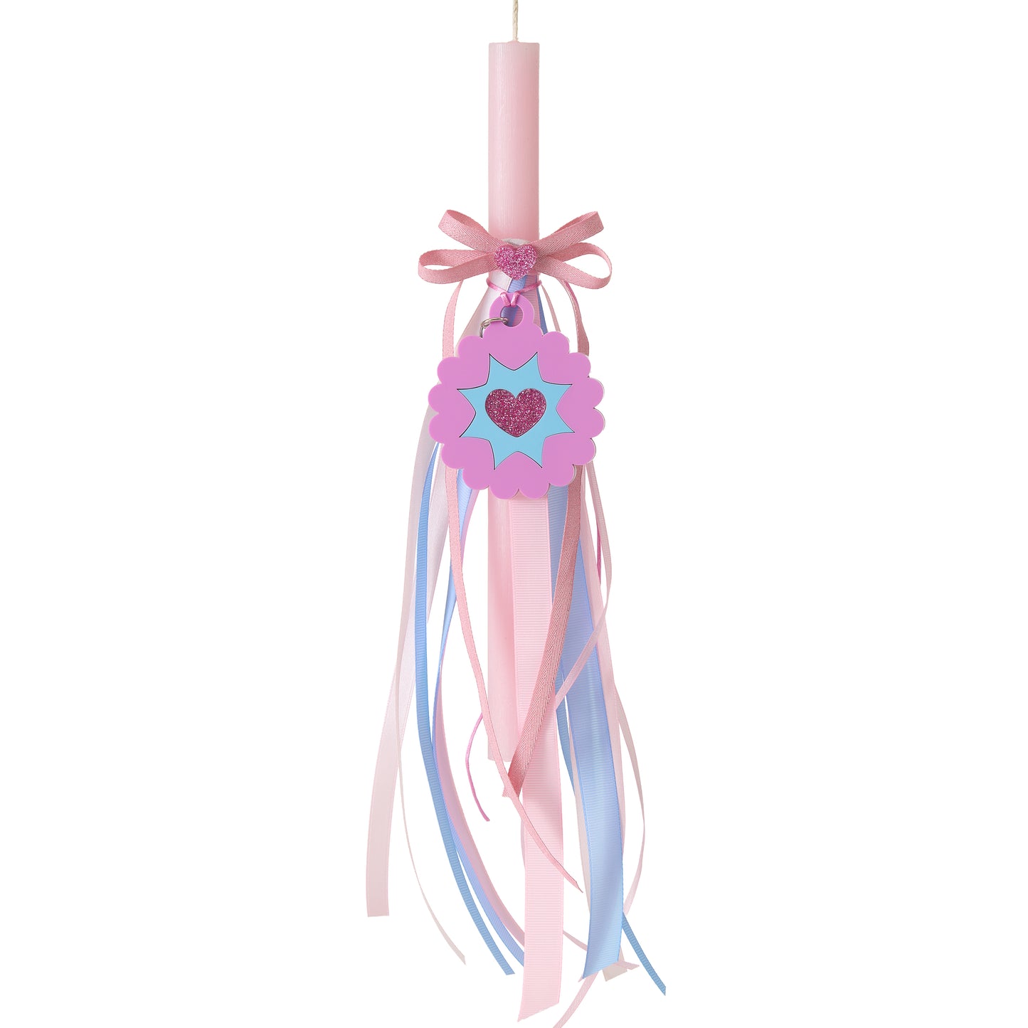99.CANDLESTARRYHEARTS # Λαμπάδα με Μπρελόκ Starry Hearts
