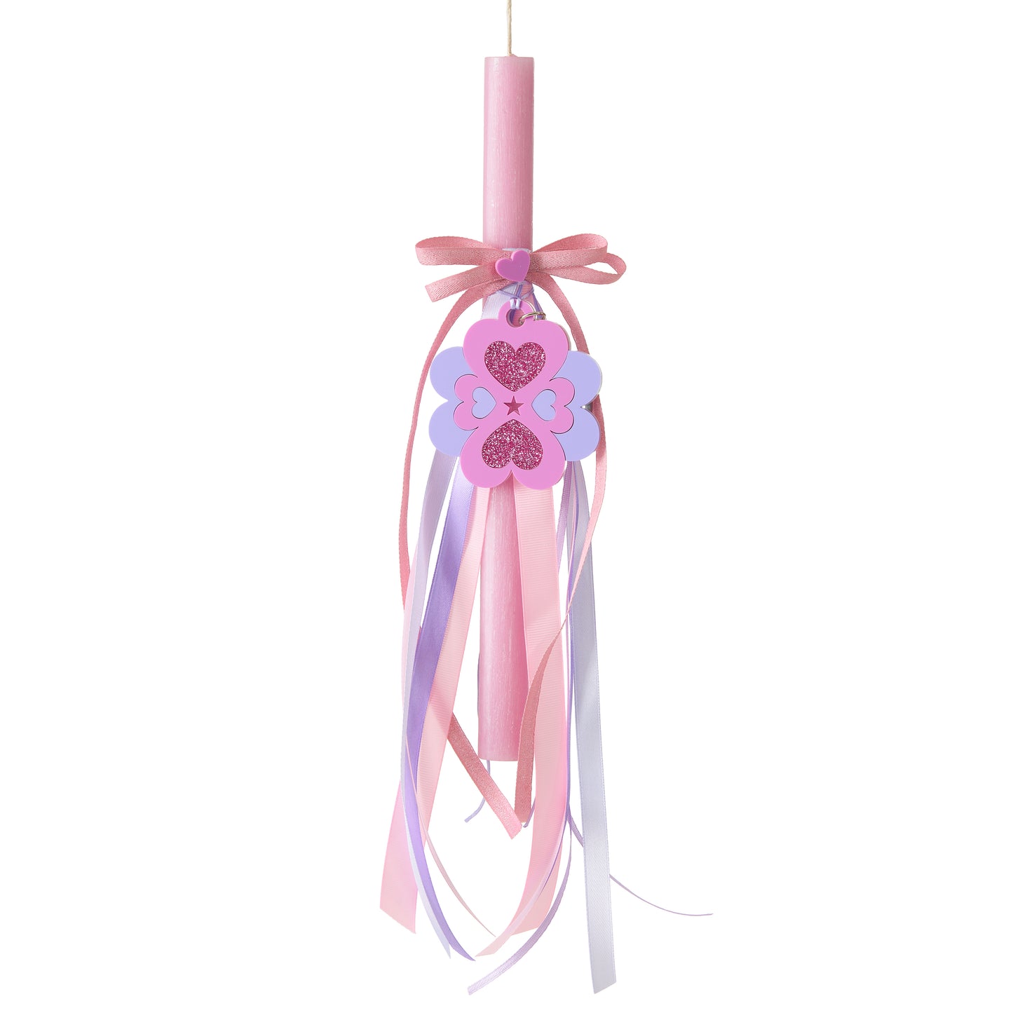 99.CANDLEKALEIDOSCOPE # Λαμπάδα με Μπρελόκ Kaleidoscope Hearts