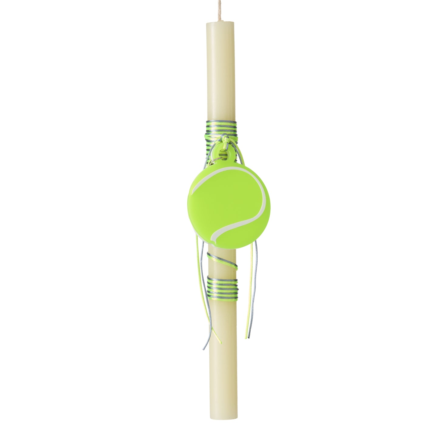 99.CANDLETENNIS # Λαμπάδα με Μπρελόκ Tennis