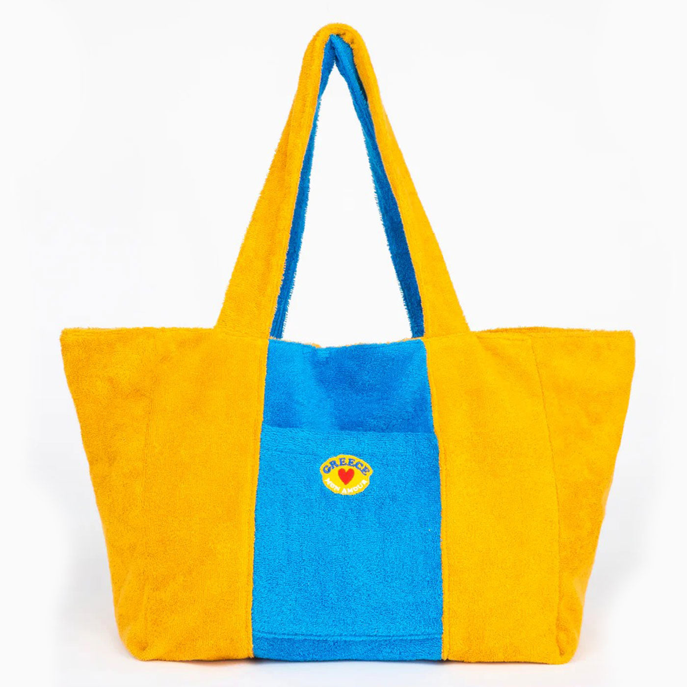 52A.BTOB/SF-CBL/LI # Τσάντα Παραλίας Sunflower Bicolor