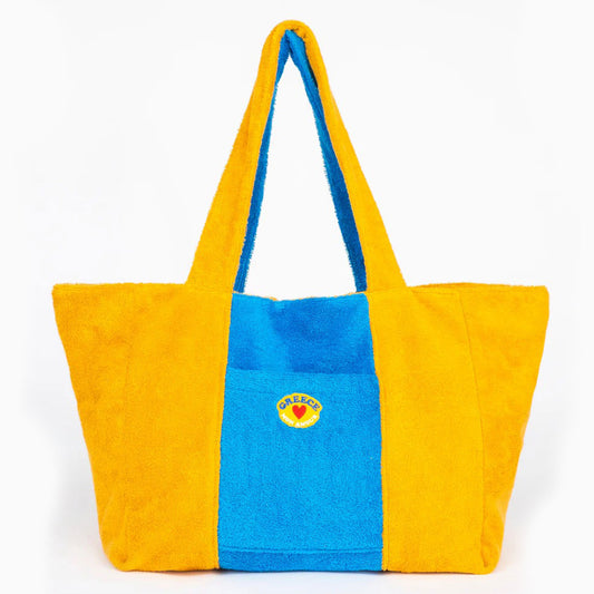 52A.BTOB/SF-CBL/LI # Τσάντα Παραλίας Sunflower Bicolor