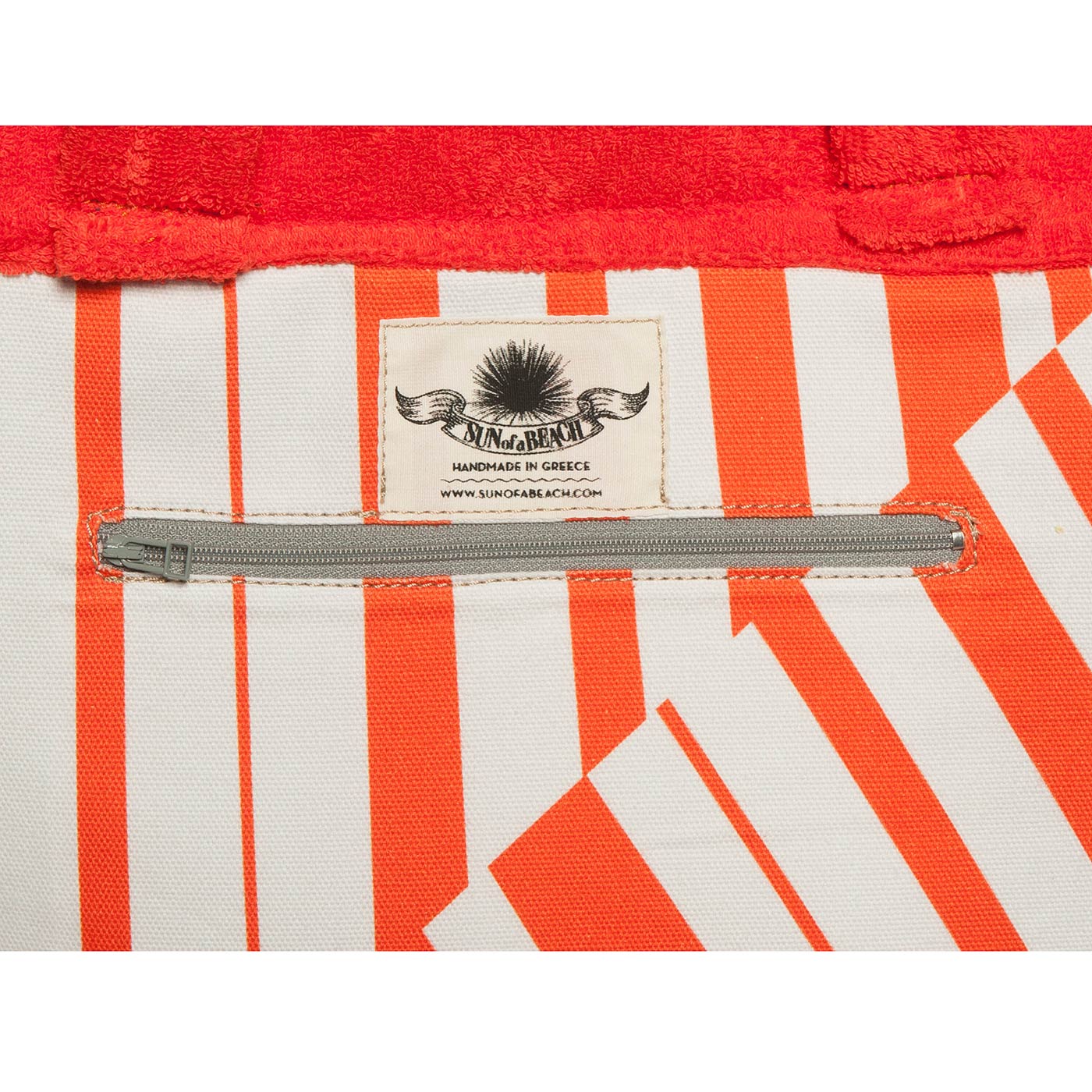 Τσάντα Παραλίας XL Provence Tiles Orange