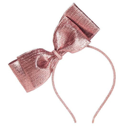 Παιδική Στέκα Μαλλιών Double Bow Pink