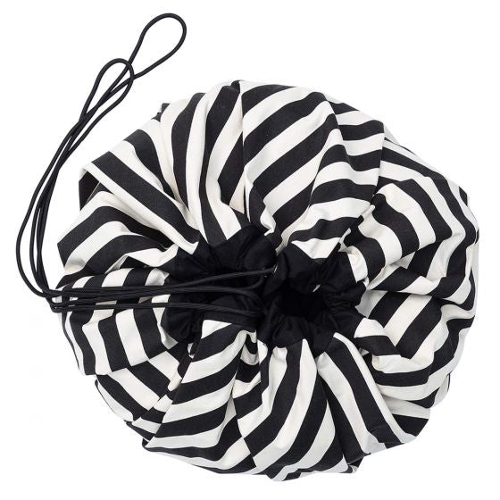 Αποθηκευτική Τσάντα Παιχνιδιών 2 σε 1 Stripes Black