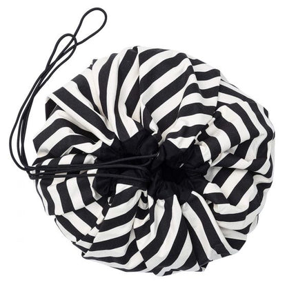 Αποθηκευτική Τσάντα Παιχνιδιών 2 σε 1 Stripes Black