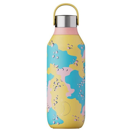 Μπουκάλι Chilly's Series 2 Camo Yellow 500ml