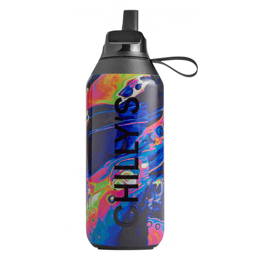 Μπουκάλι Chilly's Series 2 Flip Dreamscape Neon Galaxy 500ml