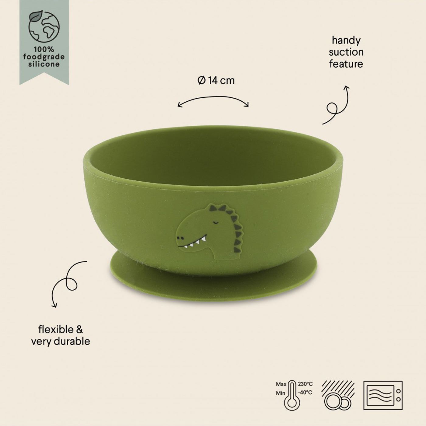 99.77890 # Kids Food Bowl Mr Dino