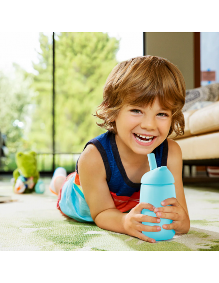 99.90018 # Κύπελλο με Καλαμάκι Simple Clean Μπλε