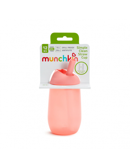 99.90019 # Κύπελλο με Καλαμάκι Simple Clean Ροζ