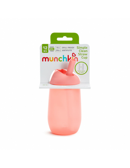 99.90019 # Κύπελλο με Καλαμάκι Simple Clean Ροζ