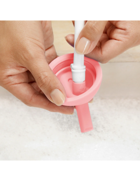 99.90019 # Κύπελλο με Καλαμάκι Simple Clean Ροζ