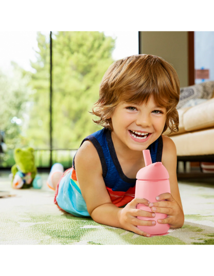 99.90019 # Κύπελλο με Καλαμάκι Simple Clean Ροζ