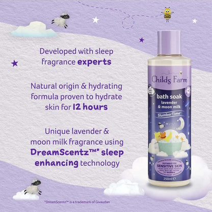 Αφρόλουτρο για τον Ύπνο Λεβάντα & Moon Milk 250ml