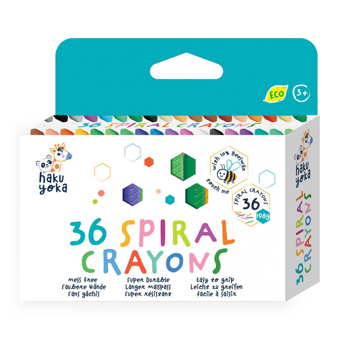 Σετ 36 Κηρομπογιές - Spiral