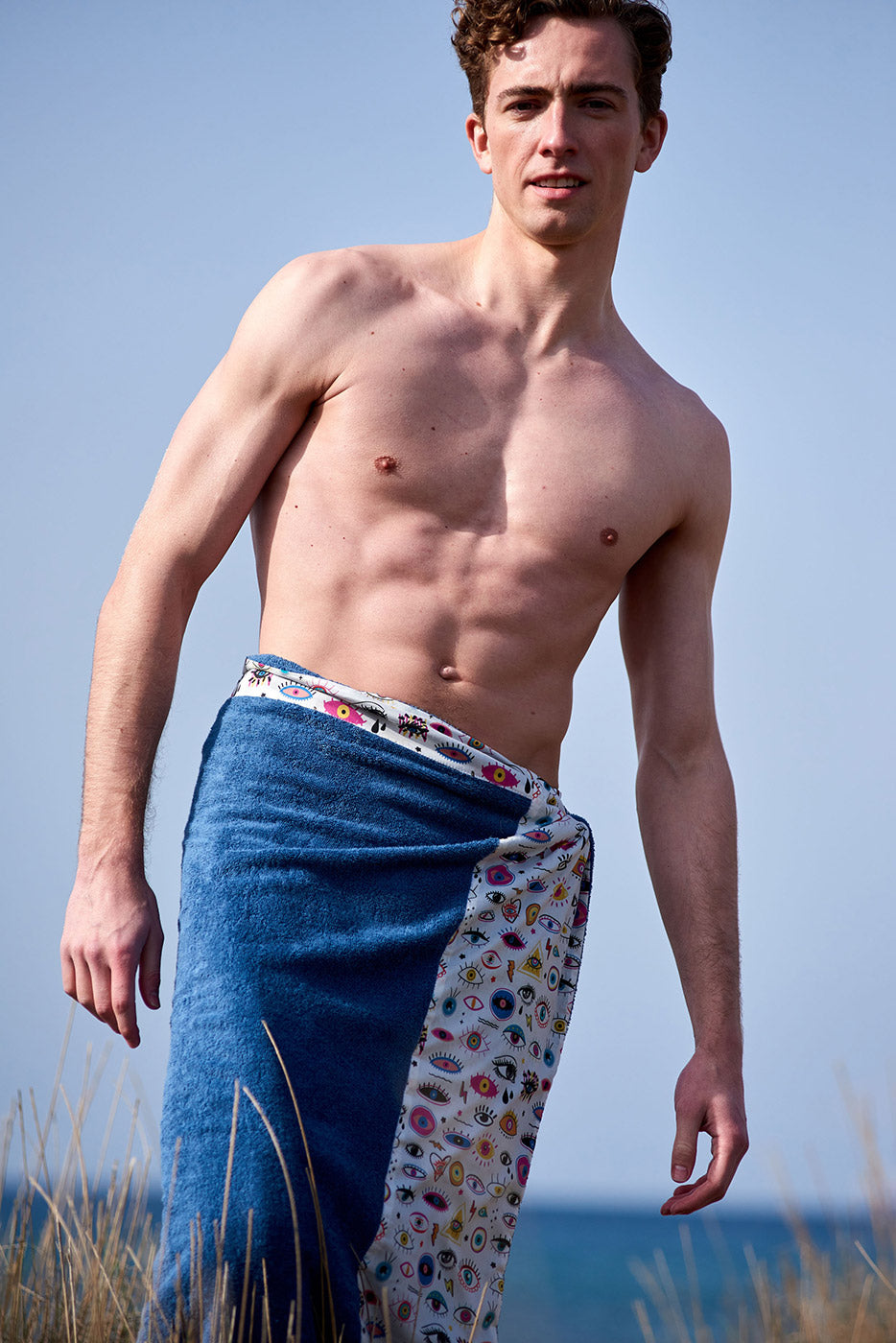 Πετσέτα Θαλάσσης Starry Eyes Rough Blue