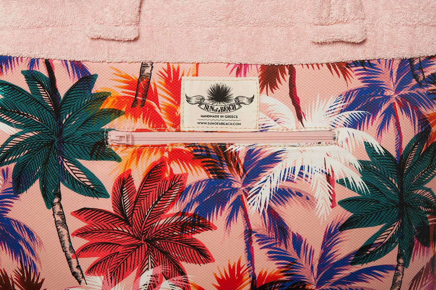 Τσαντάκι Clutch με Κρόσσια The Bahamas Pink