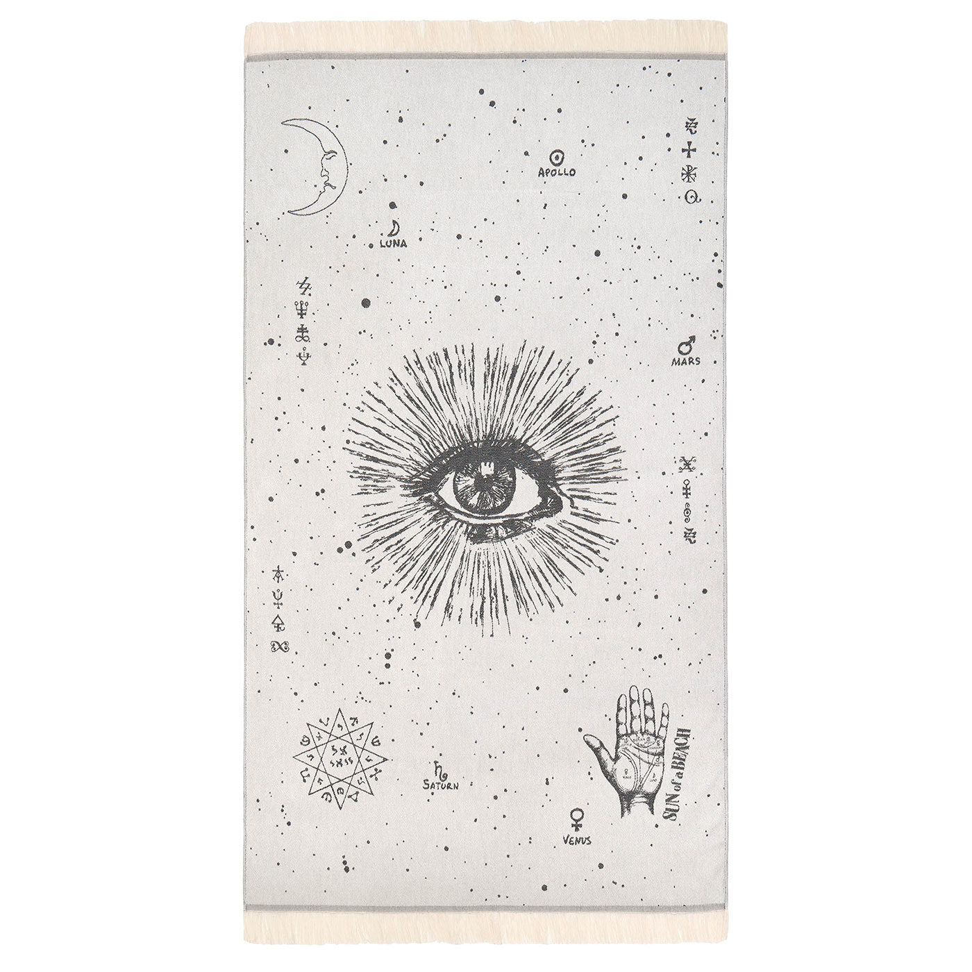 Πετσέτα Θαλάσσης Pareo The Cosmos Eye Black