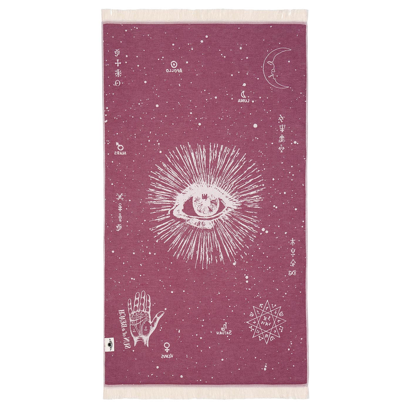 Πετσέτα Θαλάσσης Pareo The Cosmos Eye Burgundy