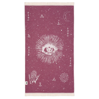 Πετσέτα Θαλάσσης Pareo The Cosmos Eye Burgundy