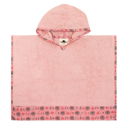 Μπουρνούζι Πόντσο Third Eye Pink
