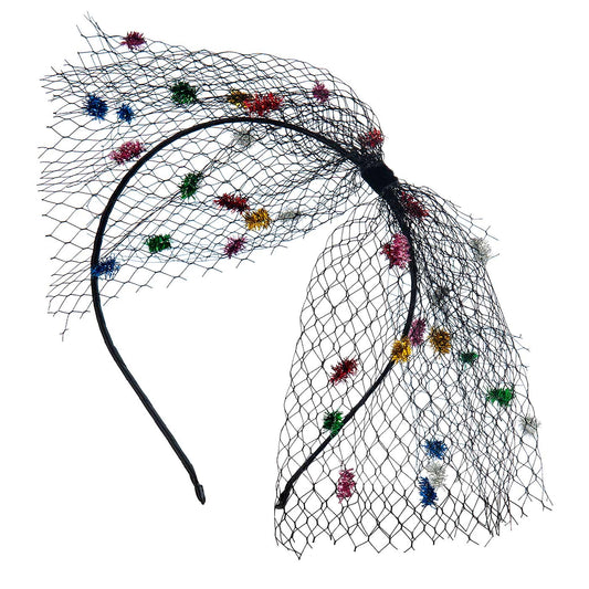 Παιδική Στέκα Μαλλιών Veil Multi Pompom