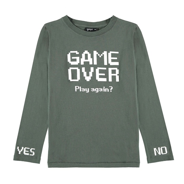 Παιδική Μακρυμάνικη Μπλούζα Game Over