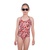 Kids Swimsuit Amelia Red Floral