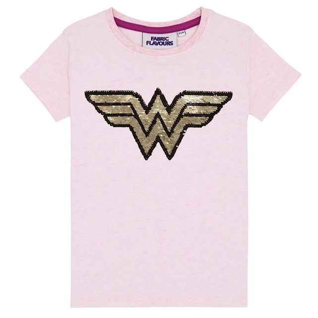 Παιδική Μπλούζα T-Shirt Wonder Woman Flip Sequin