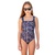 Kids Swimsuit Selma Abstract Blue