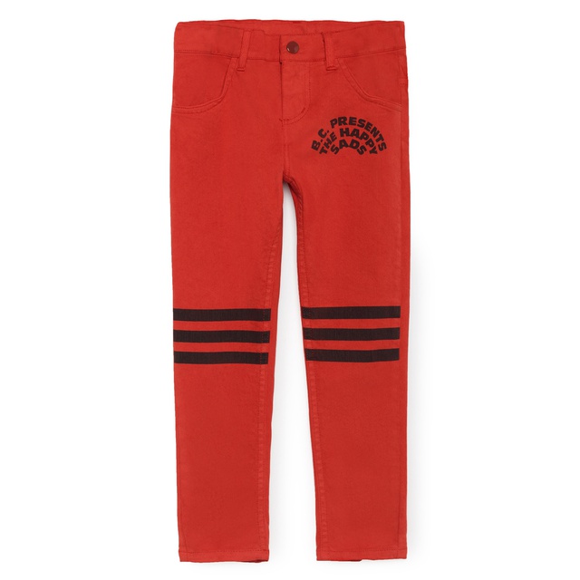 Παιδικό Παντελόνι Κόκκινο με Ρίγες