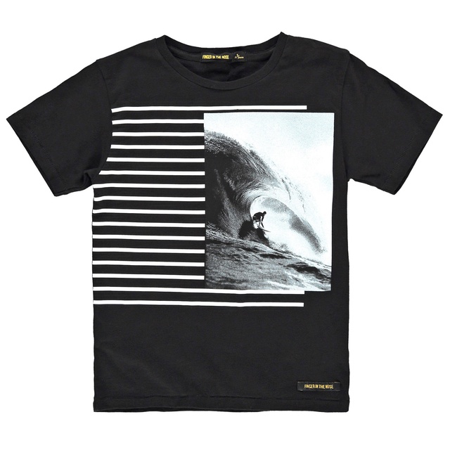 Παιδική Μπλούζα T-Shirt Surf Μαύρη