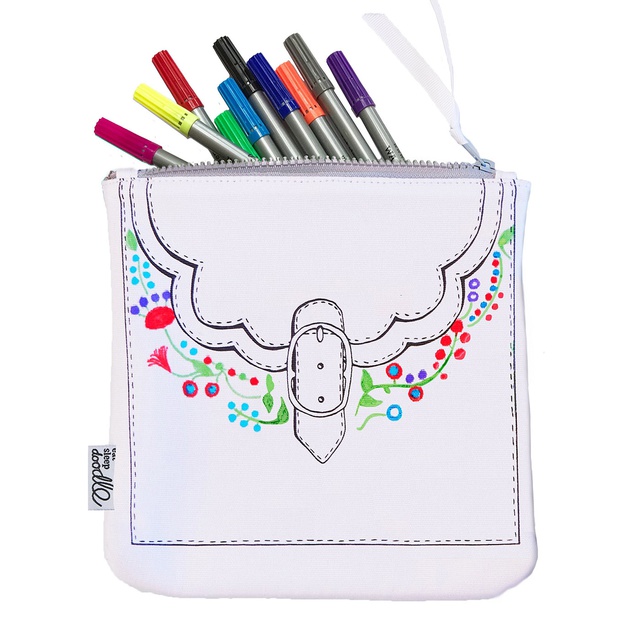 Doodle Accessories Pouch Color in
