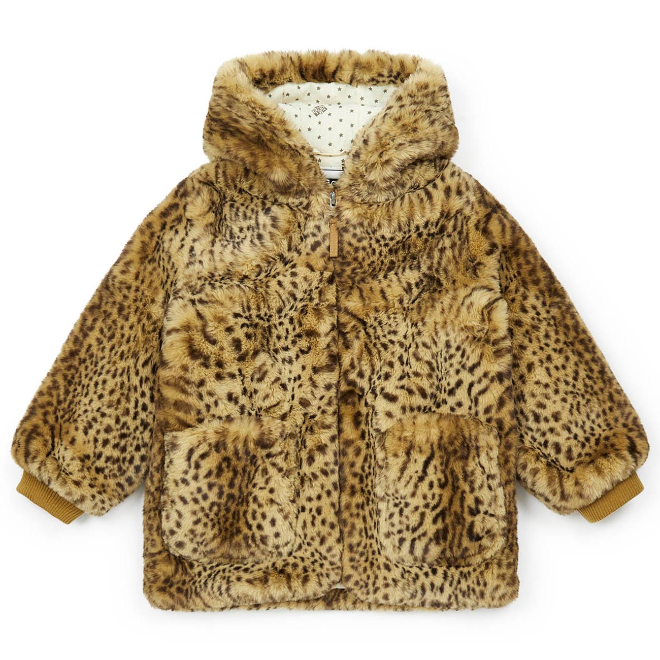Kids Faux Fur Coat Leopard | Milkshakes and Dreams