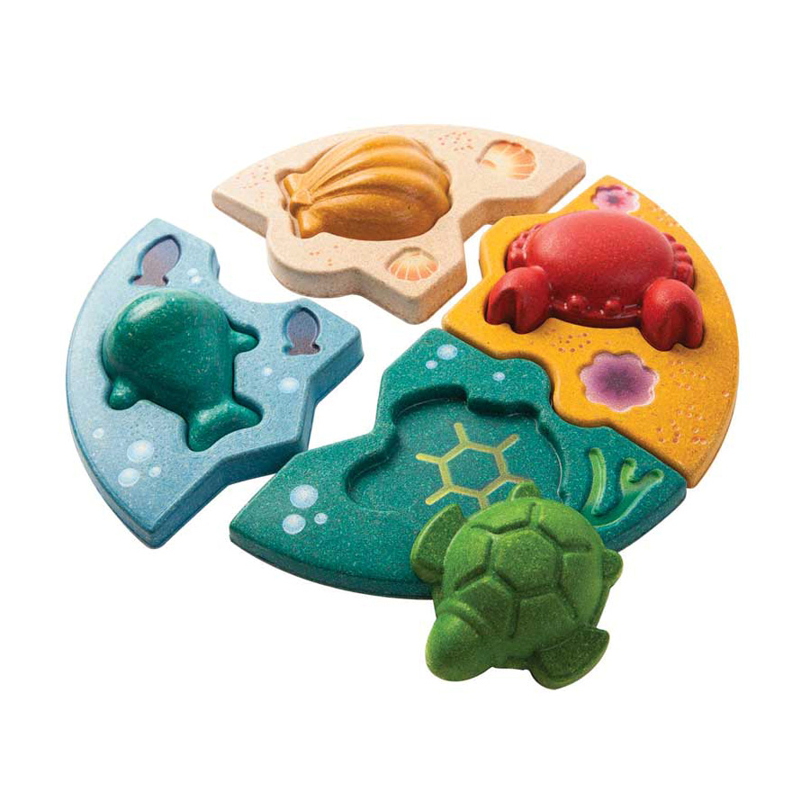 Wooden Puzzle Sea Creatures