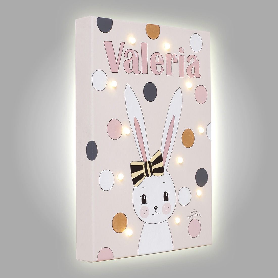 Κάδρο με Φωτισμό Personalized Bunny